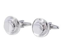 3D Cap Cufflinks Black Magic Hat and Umbrella Cuff Links Men's Accessory Fashion Gift