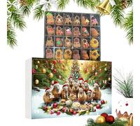 3D Capybara Advent Calendars 2025, 24-Day Capybara Figurine Christmas Decorations Countdown Calendar, | for Men Women Girls Youth Teens Wife Husband Son Daughter Family Friends