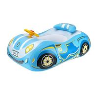 3D Car Baby Pool Float - Heavy-duty swim float for 12-48 month toddlers, safe for boys and girls.