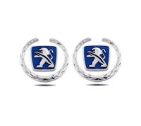3D Car Badge Sticker for Peugeot, Auto Metal Sport Emblem Decal Stickers, Self-Adhesive Metal Letter Emblem - Auto Styling Accessories,B