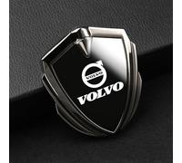 3D Car Badge Sticker for Volvo 3D XC60 XC40 S90 S60, Auto Metal Sport Emblem Decal Stickers, Self-Adhesive Metal Letter Emblem - Auto Styling Accessories, D