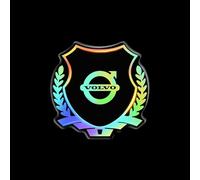 3D Car Badge Sticker for Volvo, Auto Metal Sport Emblem Decal Stickers, Self-Adhesive Metal Letter Emblem - Auto Styling Accessories