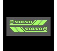 3D Car Badge Sticker for Volvo S60 S90 XC40 XC60 XC90, Auto Metal Sport Emblem Decal Stickers, Self-Adhesive Metal Letter Emblem - Auto Styling Accessories, C Green