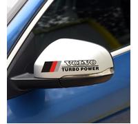 3D Car Badge Sticker for Volvo S60 V60 S80 XC60 XC90, Auto Metal Sport Emblem Decal Stickers, Self-Adhesive Metal Letter Emblem - Auto Styling Accessories, B White