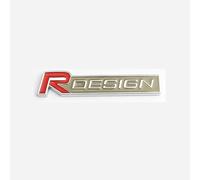 3D Car Badge Sticker for Volvo XC60 XC90 S90 S60 XC40, Auto Metal Sport Emblem Decal Stickers, Self-Adhesive Metal Letter Emblem - Auto Styling Accessories,A
