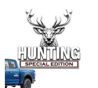 3D Car Emblem -Deer Head Sculpted Self-Adhesive Car Badge