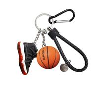 3D Car Key Chain Accessories Fashionable Keychains for Men & Women, Stylish Gift Car Keychain for Basketball Sport Fans (Retro 11)