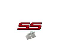 3D Car Sticker SS Head Front Grille Badge Metal Decal Emblem(SS Grille-1)