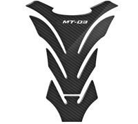 3D Carbon Fiber Motorcycle Fuel Tank Pad Cover Protector Decal Stickers for Yamaha MT-03
