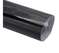 3D Carbon Fiber Vinyl Wrap Film Roll for Car Exterior & Interior Trim - 127 cm x 30 cm Glossy Self- Decal for Bumper, Roof, Dashboard