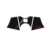 3D Carbon Look Upper Triple Yoke Defender Case For VFR 1200 2010 2011 2012 2013 2014 2015 2016 GNITRIMS
