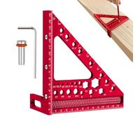 3d Carpenter Measuring Ruler - Multi Angle Gauge Professional Precision Device | Heavy Duty Layout Tool Clear Metric Scale, Engineer Furniture Builder Leveling with Adjustable Framing Scribing Item