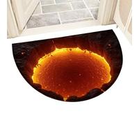 3D Carpet - Absorbent Non-Slip Washable Rug - 3D Semi-Circular Floor Mats | for Bedroom, Living Room, Bathroom, Entrance, Indoor, Outdoor, Office, Apartment, Hotel, House of Ca