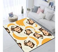 3D Cartoon Animal Kids' Room Carpet 90x150cm Perfect for Living Room Bedroom Nursery Playroom Soft Area Rug for Furniture Chair and Desk Decor.