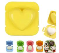 3D Cartoon Egg and Rice Mold - Boiled Egg Maker for Bento, Sushi, Fish, Car, Heart, Rabbit Shapes - DIY Rice Ball Bento Accessories