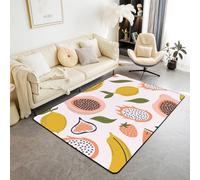 3D Cartoon Fruits Area Rug Floor Door Mat Carpet Bottomless Hole Optical Illusion Area Rug, Anti-Skid Non-Woven Doormat For For Living Room Bedroom Kitchen 180 X 280 Cm, Easy Clean /7357826590260