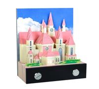 3d Castle Calendar 2027, 3D Tear Away Time Piece Calendar Memo Pad 2027