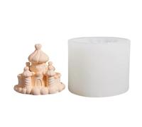 3D Castle Mold - Reusable Flexible Silicone Fairy Castle Candle Mold, Crafting for School Projects, Studio Work, Family Gathering, Beginners and Professionals, Multi-Purpose for DIY Candle, Soap, Re