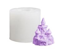 3D Castle Mould, Tool for Decorative Creative Projects | Fairy Castle Candle Mould | For Epoxy Resin, Plaster, Soap, School Project, Workshop, Family Reunion