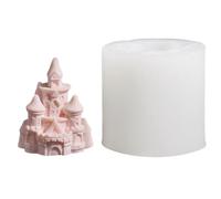 3D Castle Shape - Reusable Tool with Easy Demoulding, Fairy Tale Castle Candle Mould for School, Beginners, Professionals, Family Celebrations