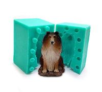 3D Cat/Dog Silicone Mold Fondant Mousse Cake Decorating Mould Chocolate Gumpaste Pudding Baking Mold,Soap Candle Clay Stencils Making Form Mold,Animal Shape Plaster Resin Mold,DIY Bakeware Baking Pan