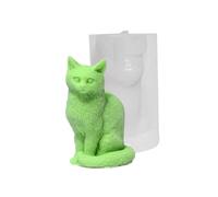 3D Cat Mold - Cat Resin Mold | Silicone Cat Mold | Cute 3D Cat Molds for Resin Crafts, Cartoon Cats Epoxy Resin Molds, Cat Mold