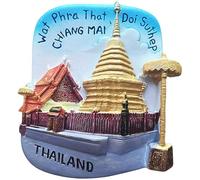 3D Chiang Mai Thailand fridge magnet,Home & kitchen decoration magnetic sticker Chiang Mai Thailand refrigerator magnet travel souvenir gift