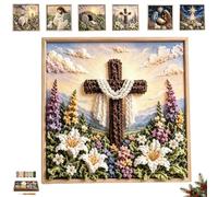 3D Christian Fabric Poke Art Kit, Includes A Nativity Scene(Tools Included)