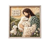 3D Christian Fabric Poke Art Kit,Religious DIY Craft Kit for Adult Beginner