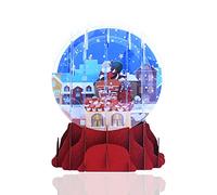 3D Christmas Cards for Pop Up Snow Globe Greeting Cards Funny Unique Postcards