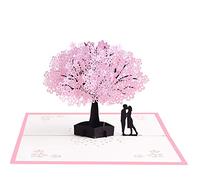 3D Christmas Cards Pop Up Greeting Holiday Cards Gifts for Xmas/New Year/Birthday Card, Tree Card, Nature Card (Couple tree)