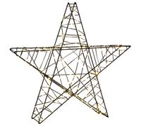3D Christmas Star 55 x 53.5 x 10 cm Christmas Star Light with Remote vidaXL