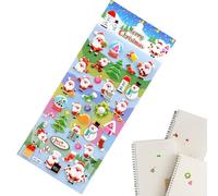 3D Christmas Stickers, DIY Festive Decorations Stickers - 3D Scrapbooking Decals - For Notebook Scrapbooking Phone Case Gifts Party Rewards Class Trims