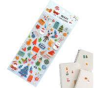 3D Christmas Stickers, DIY Stickers for Christmas Decorations | 3D Decals for Scrapbooking, Phone Case, Notebook, Diary, Laptop, Children and Adults, Party Favors, Stockings