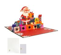 3D Christmas Tree Cards | Money Holder Greeting Cards with Envelopes | Festive Card Set for Children, Teenagers, Adults, Family and Friends | Perfect for Winter Holidays, Birthdays and , Santa