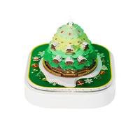 3D Christmas Tree House Memo Pad with Calendar Desk Decor Gift Holiday For Office Present Birthday rotating calendars christmas Planning calendar,led with calendar,3d rotating 2026 timepiece T