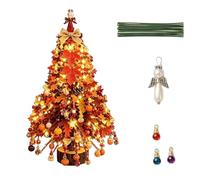 3D Christmas Tree Making Beads Instructions Included Festive Crafting | Bead Christmas Tree Making Kit for Beginners Kids Enthusiasts Home Party School Classroom Studio