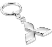 3D Chrome Car Keychain for Car Metal Key Chain Gifts for Women and Men Keyring Universal Size (fit Mit)