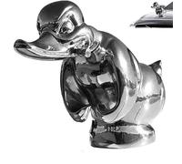 3D Chromed Angry Duck Hood Ornament,Car Emblem Convoy Hood Ornaments for Trucks, Bar Pub Club Wall Decor, for Car Decorations and Room Decoration