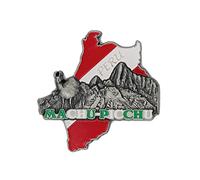 3D City Metal Fridge Magnets Country Holiday Souvenir London Paris NewYork Berlin Dubai Amsterdam Rome Prague Milan Barcelona Venice (Machu Picchu)