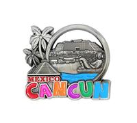 3D City Metal Fridge Magnets Country Holiday Souvenir London Paris NewYork Berlin Dubai Amsterdam Rome Prague Milan Barcelona Venice (Cancun)