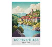 3D Classic Puzzle iq puzzle, Koprivshtitsa Bulgaria ,Adults 1000 Piece Jigsaw Puzzle- Christmas,52x38,paper puzzle ,AA-1059
