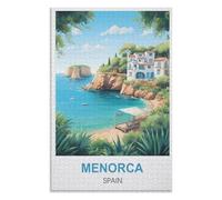 3D Classic Puzzle iq puzzle,Menorca Spain,Adults 1000 Piece Jigsaw Puzzle- Christmas,70x50,paper puzzle,AA-1419