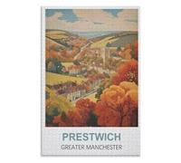 3D Classic Puzzle iq puzzle，Prestwich Greater Manchester，Adults 1000 Piece Jigsaw Puzzle- Christmas，52x38，paper puzzle ，AA-1019