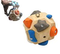 3D Climbing Ball, Finger Climbing Game, Handcrafted Boulder Block, Skill Game for Children Adults, Build Strength and Precision, Finger-Strength Focus & Training Ball for Rock Climbing Lover