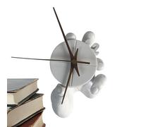 3D Clock Hands - Resin Wall Clock - Resin Quiet Movement with Hand Shape Holder for Home Craft Project Studios Living Room Cafes Kitchen