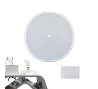 3D Clock Mold - Large Round Epoxy Resin Mold, Universal Silicone DIY Crafting Tool | Includes Digital Movement Compatibility for Roman Numeral Clocks, Plaster, and Clay, Handmade Wall Decor