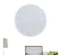 3D Clock Mould - Large Round Epoxy Resin Mould, Universal Silicone DIY Tool | Includes Digital Movement Compatibility for Roman Numeral Clocks, Plaster and L