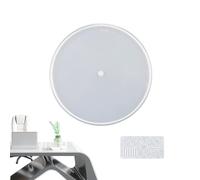 3D Clock Mould - Large Round Epoxy Resin Mould, Universal Silicone DIY Tool | Includes Digital Movement Compatibility for Roman Numeral Clocks, Plaster and L