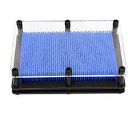 3D Clone Hand Model Pin Art Toy Unique Plastic Pin Art Board Pin Impression Toy Inspire Imagination Challenge Sense Interesting Durable Painting Model for Kids Adults DIY Gift Blue